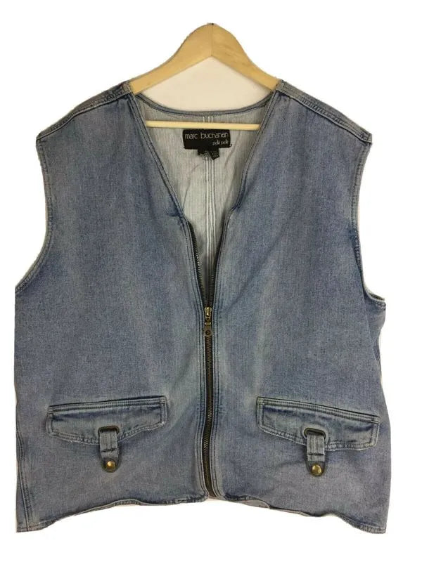 Pelle Pelle Marc Buchanan Sport Denim Vest image 0