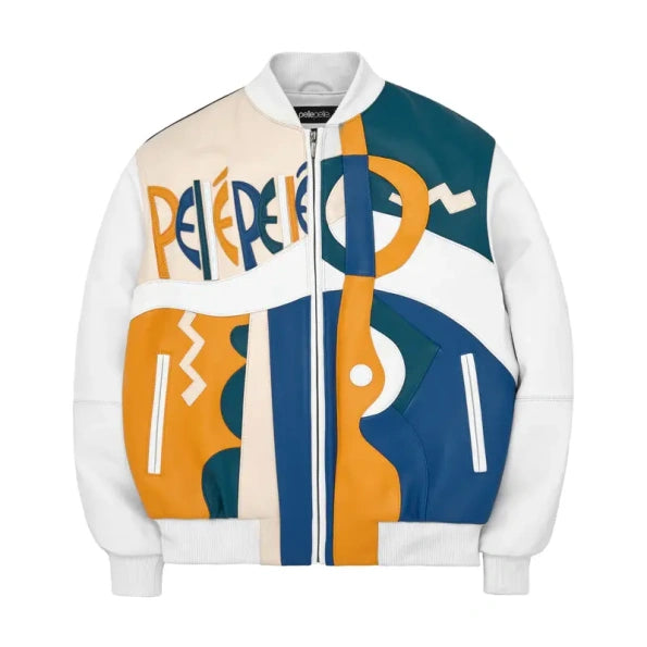 Pelle Pelle White Picasso Leather Jacket image 0