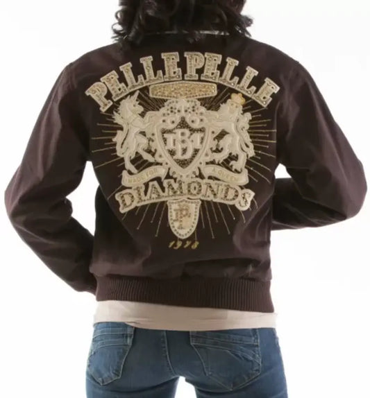 Made for Queen Diamonds Brown Jacket image 0