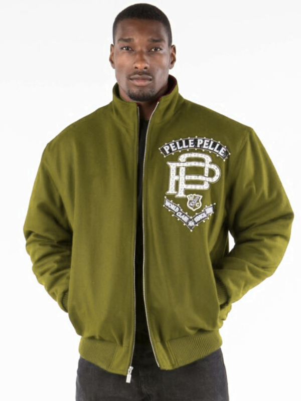 Pelle Pelle Mens Elite Series Olive Jacket image 0