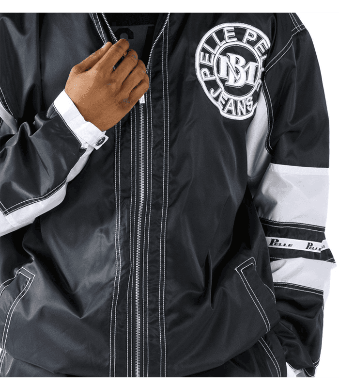 Pelle Pelle MB Jean Nylon Black & White Tracksuit image 4
