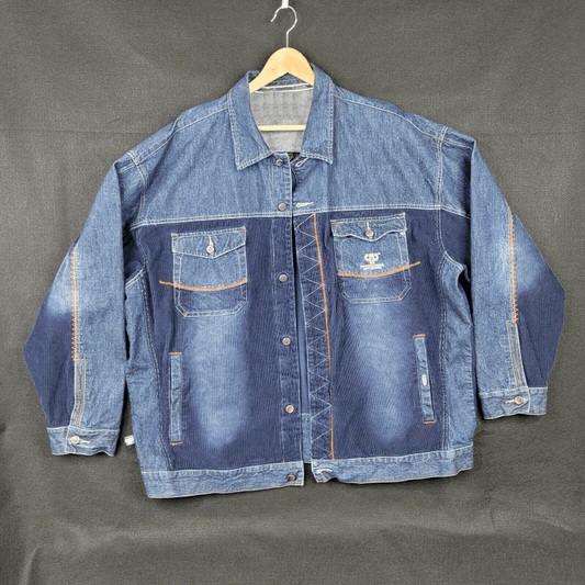 Vintage Pelle Pelle Marc Buchanan Blue Denim Jacket image 0