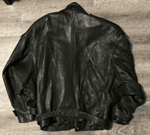 Pelle Pelle Black Leather Marc Buchanan Jacket image 1