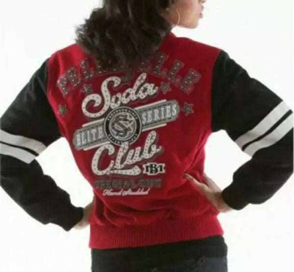 Red Vintage Pelle Pelle Soda Club Jacket image 1