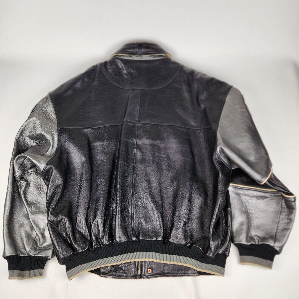 Pelle Pelle Vintage Marc Buchanan Black Bomber Jacket image 3