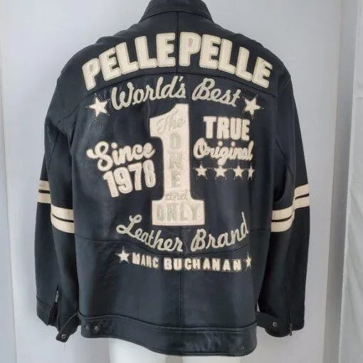 Pelle Pelle Vintage Marc Buchanan Black Jacket image 4
