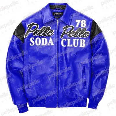 Pelle Pelle Soda Club Plush Blue Jacket image 0