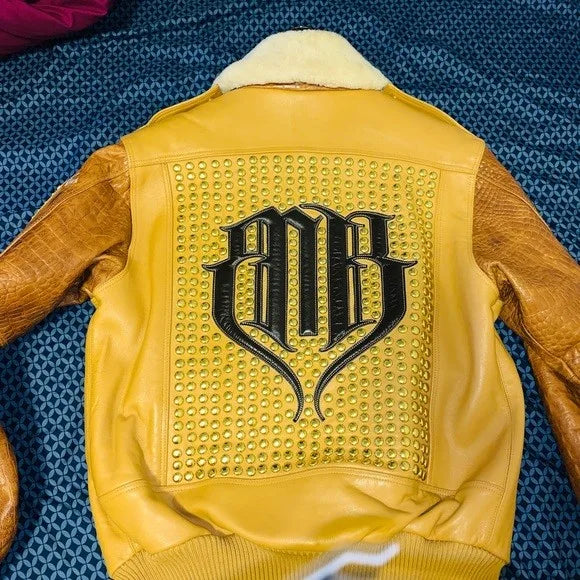 Pelle Pelle Yellow Leather Jacket image 1