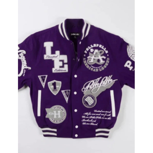 Pelle Pelle American Legend Limited Edition Purple Varsity Jacket image 0