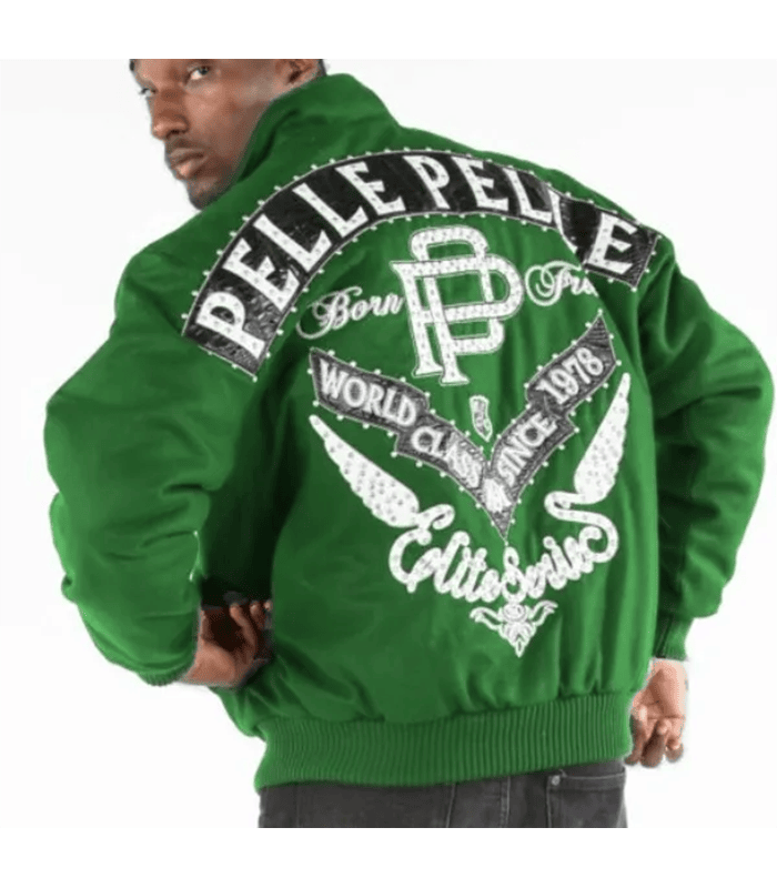 Pelle Pelle Mens Elite Series Green Jacket image 1