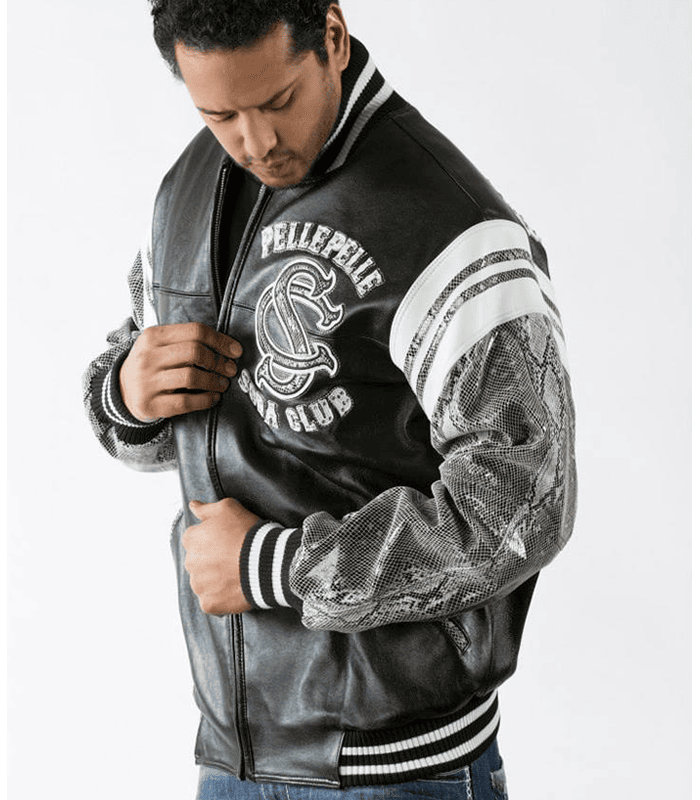Pelle Pelle Soda Club 1978 Original Black Leather Jacket image 0
