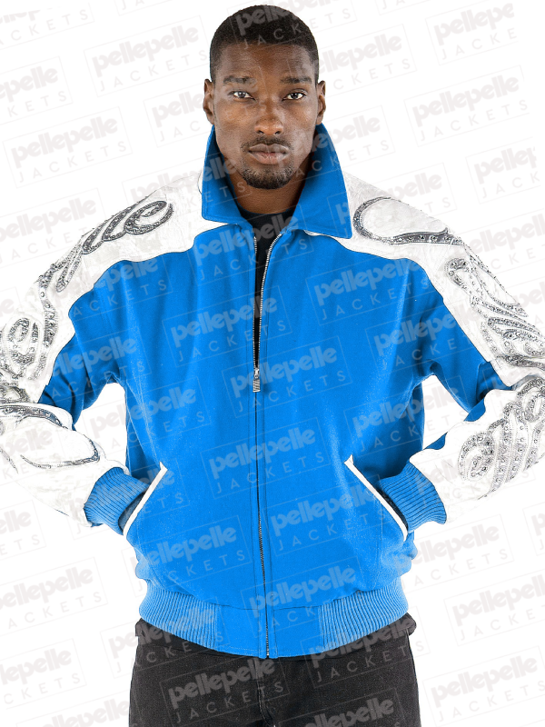 Pelle Pelle Scripted Blue Jacket image 0