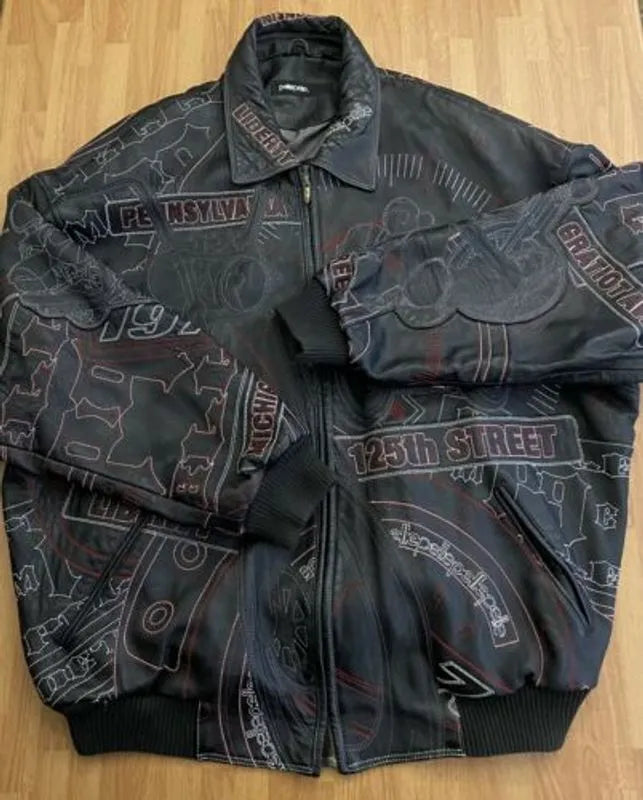 Authentic Mens Pelle Pelle Biker Liberty Leather Jacket image 0
