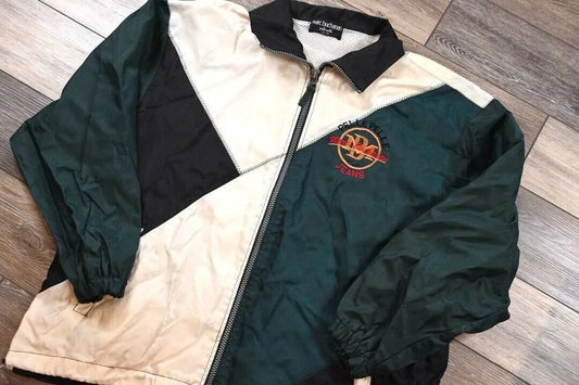 Vintage Marc Buchanon Pelle Pelle Windbreaker Green Jacket image 0