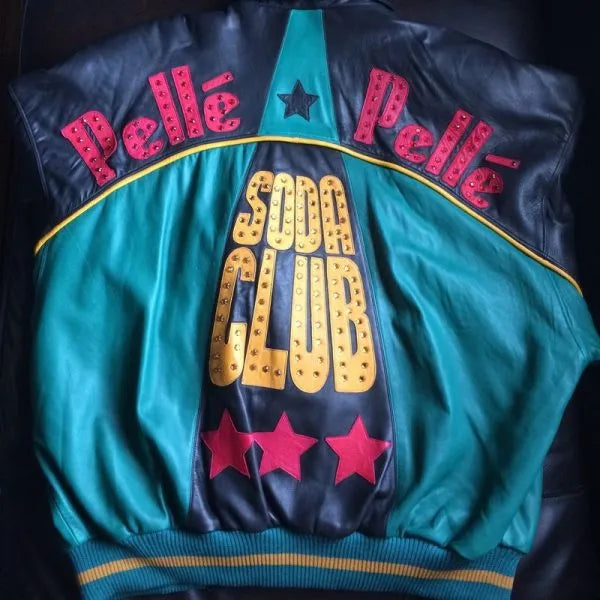 Pelle Pelle Marc Buchanan Soda Club Blue & Black Jacket image 1