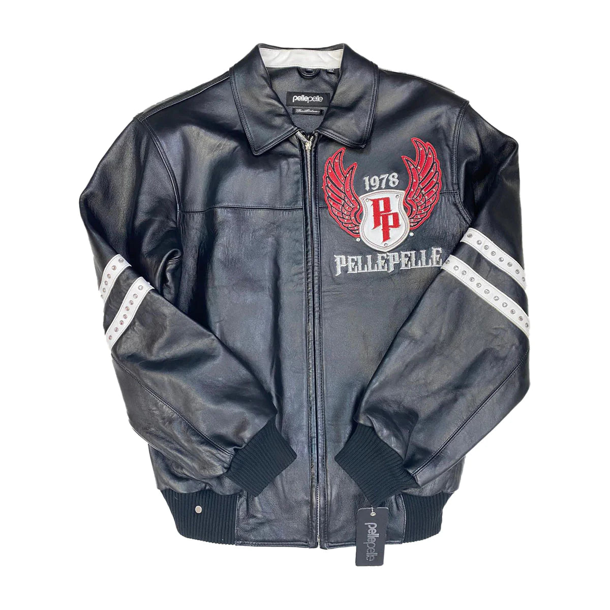 Pelle Pelle Men's Legends Forever Leather Jacket – Black & White image 0