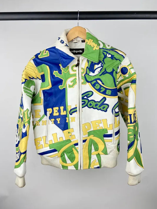 Vintage Pelle Pelle 90s Leather Bomber Jacket image 0