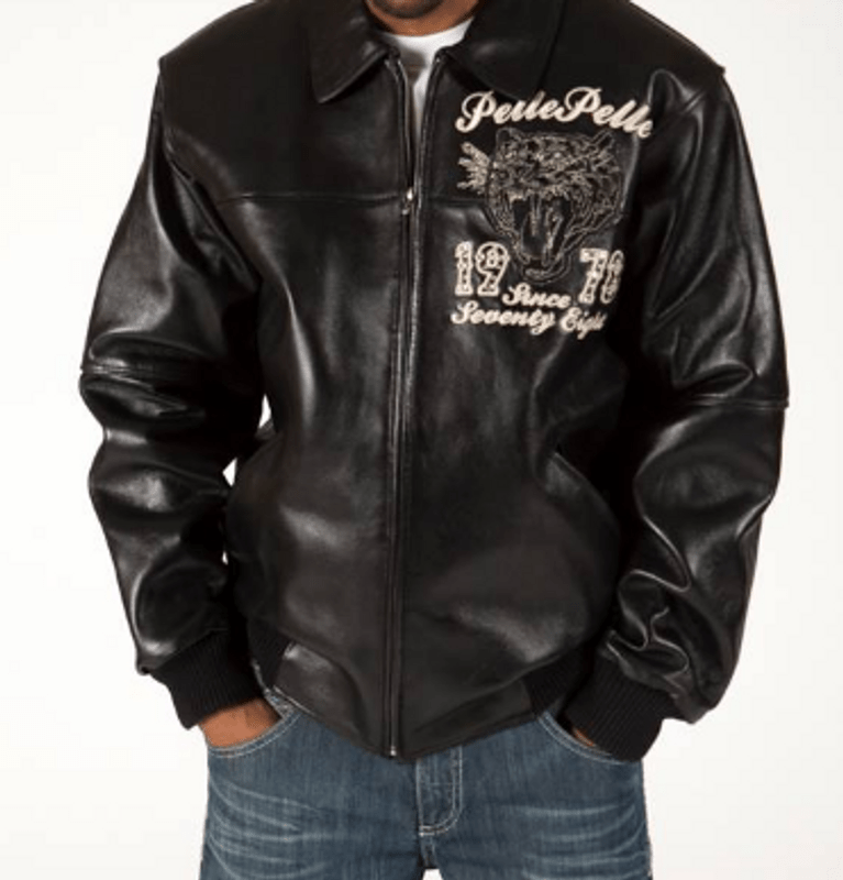 Pelle Pelle Tiger Black Plush Jacket image 0