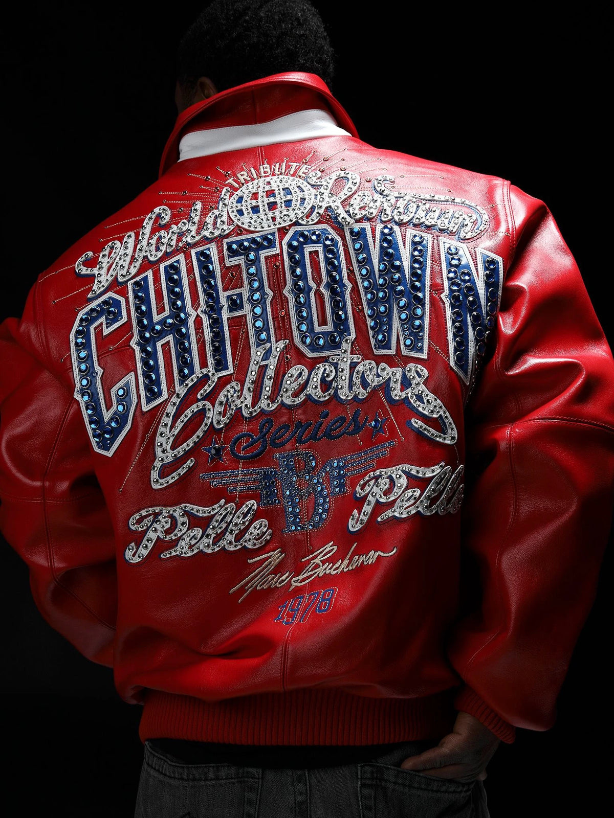 Pelle Pelle Chi-Town Top Grain Red Jacket image 0