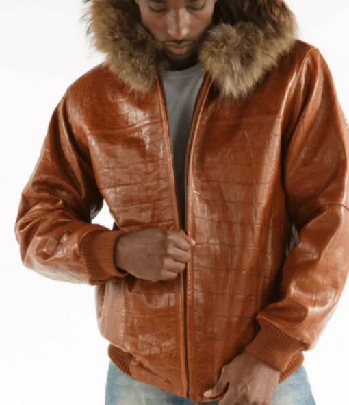 Pelle Pelle Hooded Script Jacket image 0