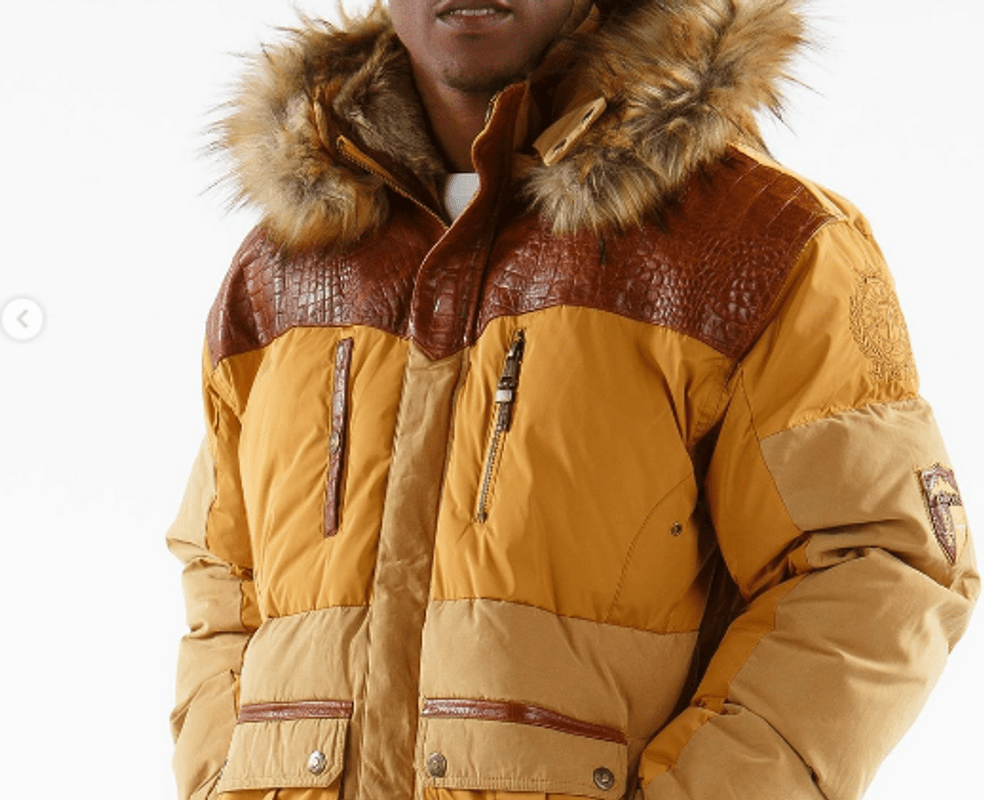 Pelle Pelle Pinnacle Mustard Hoodie Jacket image 0