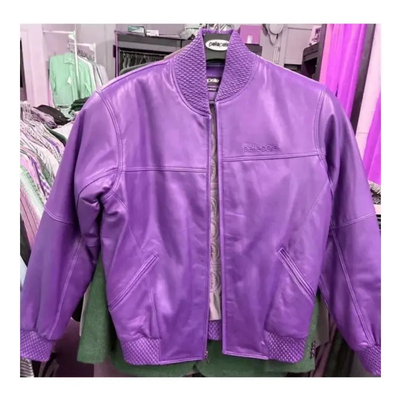 Pelle Pelle 1978 Basic Purple Leather Jacket image 0