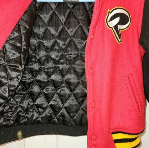 Pelle Pelle Red And Black Varsity Jacket image 2
