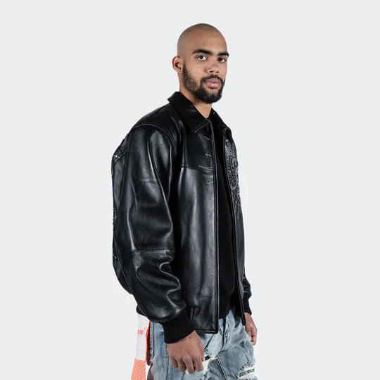 Men’s Pelle Pelle American Legend Leather Jacket Black image 2