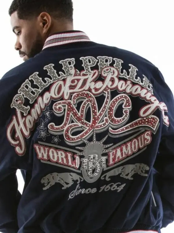 Pelle Pelle New York City Tribute Blue Jacket image 0
