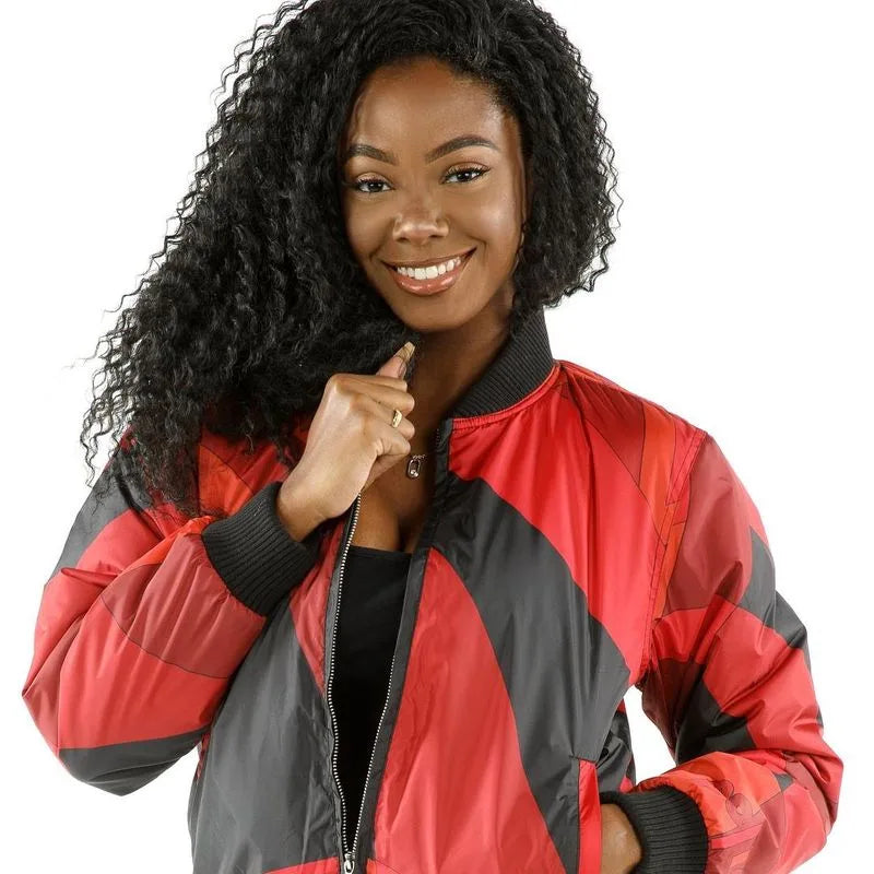 Pelle Pelle Womens Red Bomber Jacket image 0