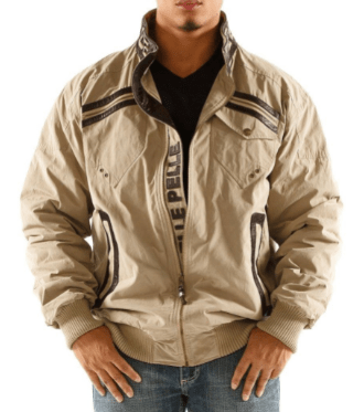 Pelle Pelle Brown Cotton Jacket image 0