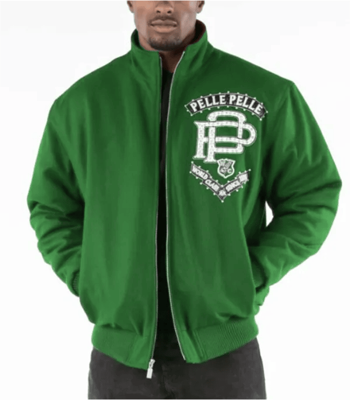 Pelle Pelle Mens Elite Series Green Jacket image 0