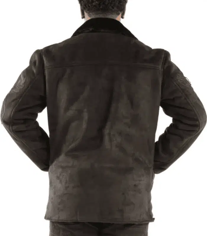 Pelle Pelle Victory Brown Pea Coat image 1