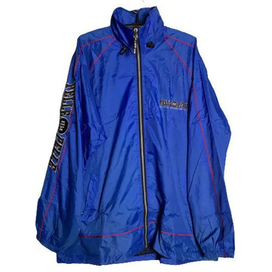 Vintage Pelle Pelle Marc Buchanan Windbreaker Blue Jacket image 0