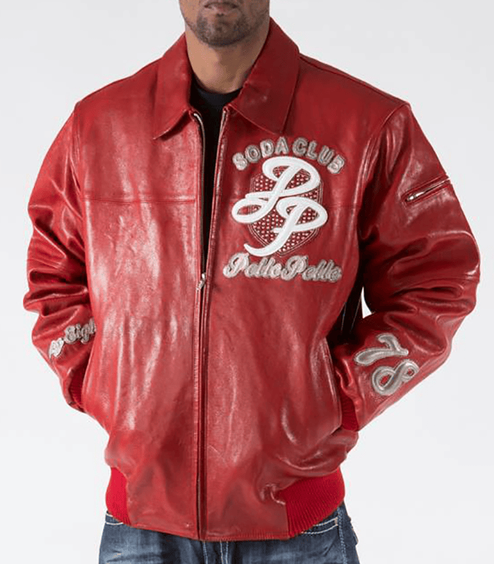 Custom 78 Pelle Pelle Soda Club Red Jacket image 1