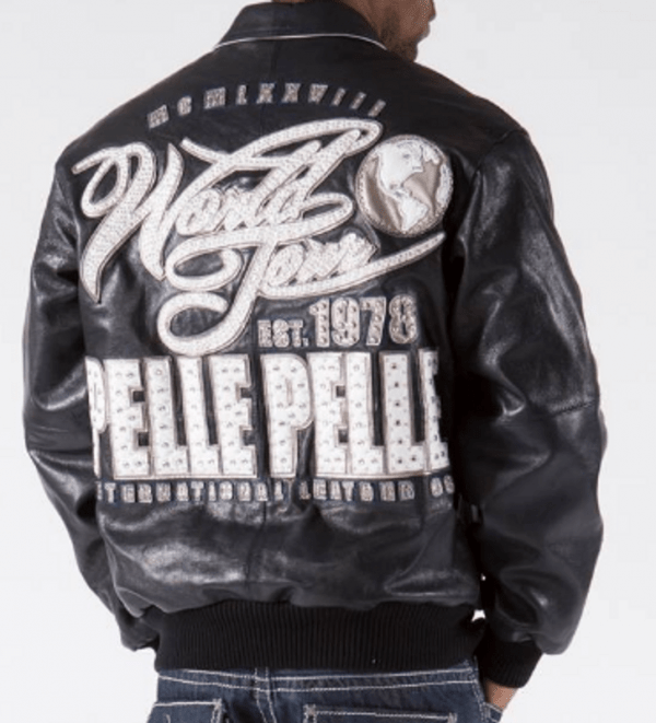 Pelle Pelle World Tour Navy Sienna Leather Jacket image 2