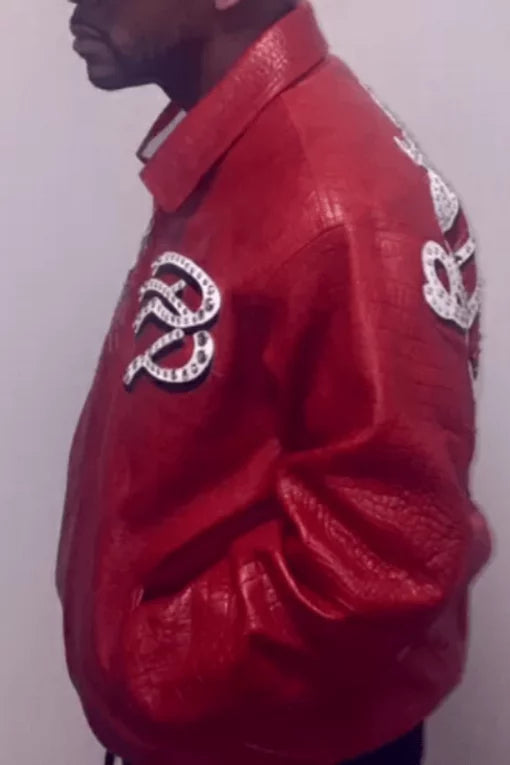 Red Pelle Pelle Greatest Of All Time Leather Jacket image 0