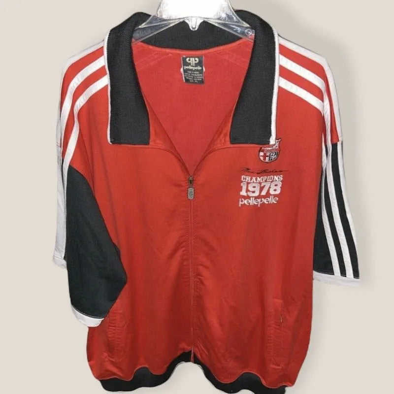 Pelle Pelle Marc Buchanan Red Basketball Warmup Jacket image 0