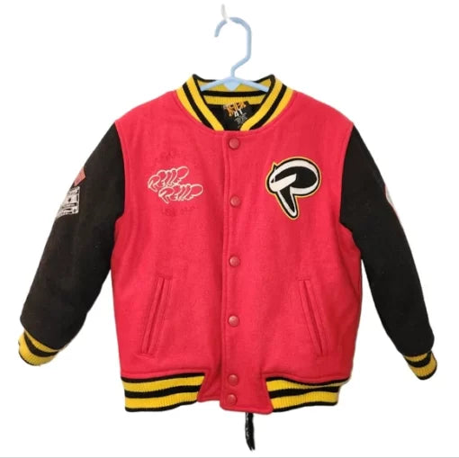 Pelle Pelle Red And Black Varsity Jacket image 0