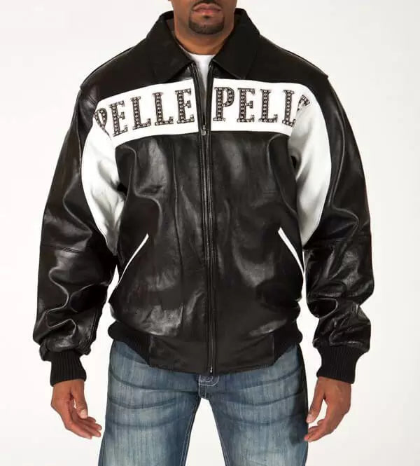 Pelle Pelle Black White World’s Best 1978 Studded Jacket image 0