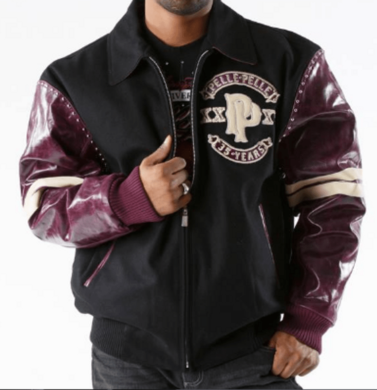 Pelle Pelle 35th Anniversary Panther Black Woolen Jacket image 0