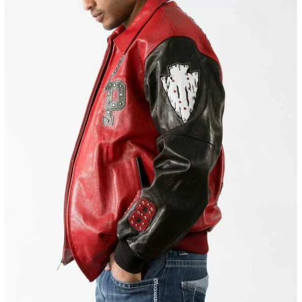 Pelle Pelle Indian Renegades Fire Red Leather Jacket image 2