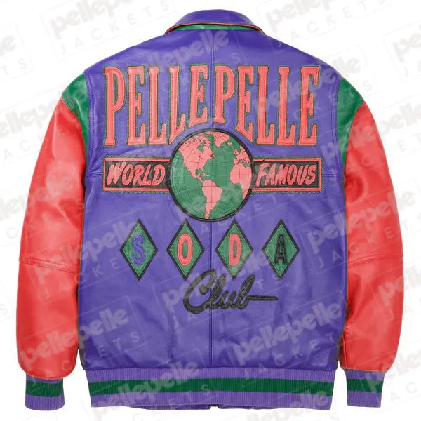 World Famous Red & Blue Soda Club Plush Jacket image 1
