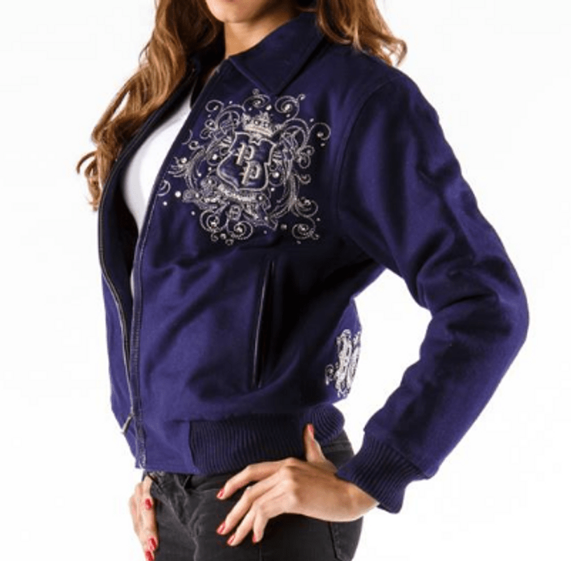 Pelle Pelle Triple-Crest-Shirt Collar Blue Jacket image 0