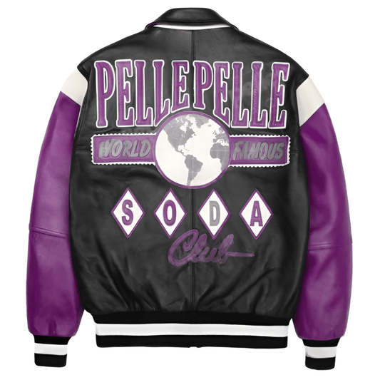 World Famous Soda Club Purple Plush Jacket image 0