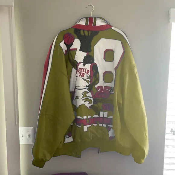 Pelle Pelle Vintage Basketball Olive Jacket image 1