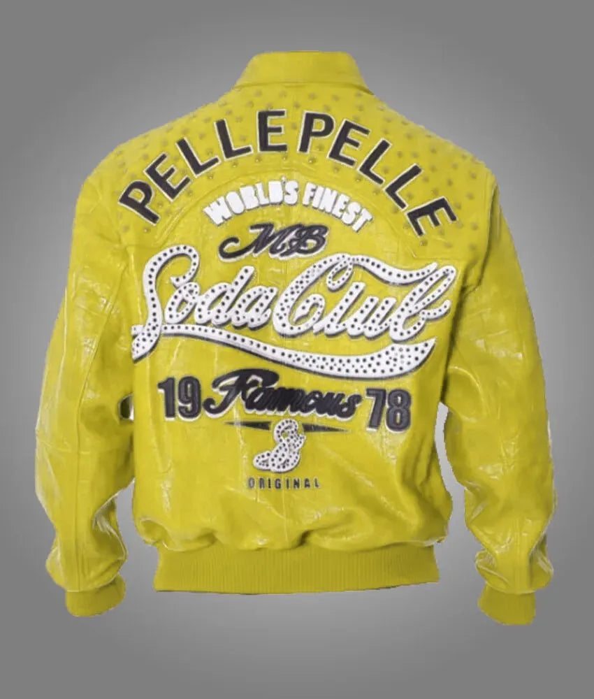 1978 Soda Club Yellow Pelle Pelle Jacket image 0
