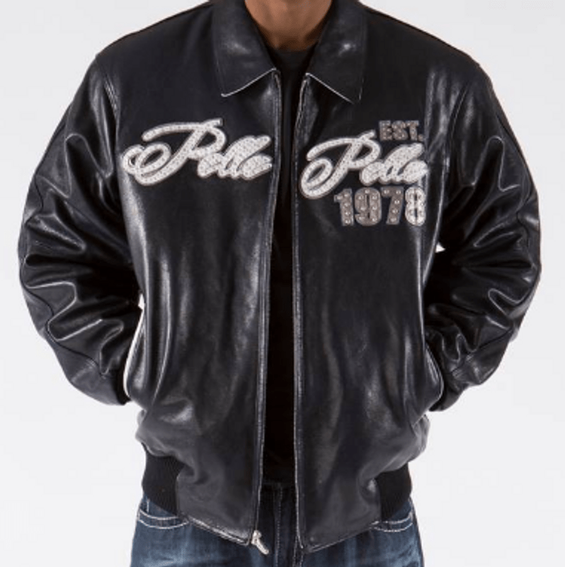 Pelle Pelle World Tour Navy Sienna Leather Jacket image 0