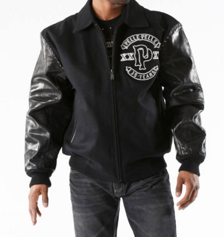 Pelle Pelle Panther Black Woolen Jacket image 0