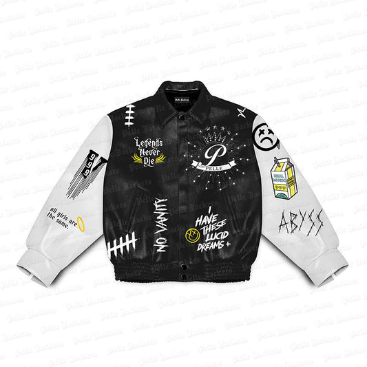 Juice WRLD Legends Never Die Black & White Jacket image 0